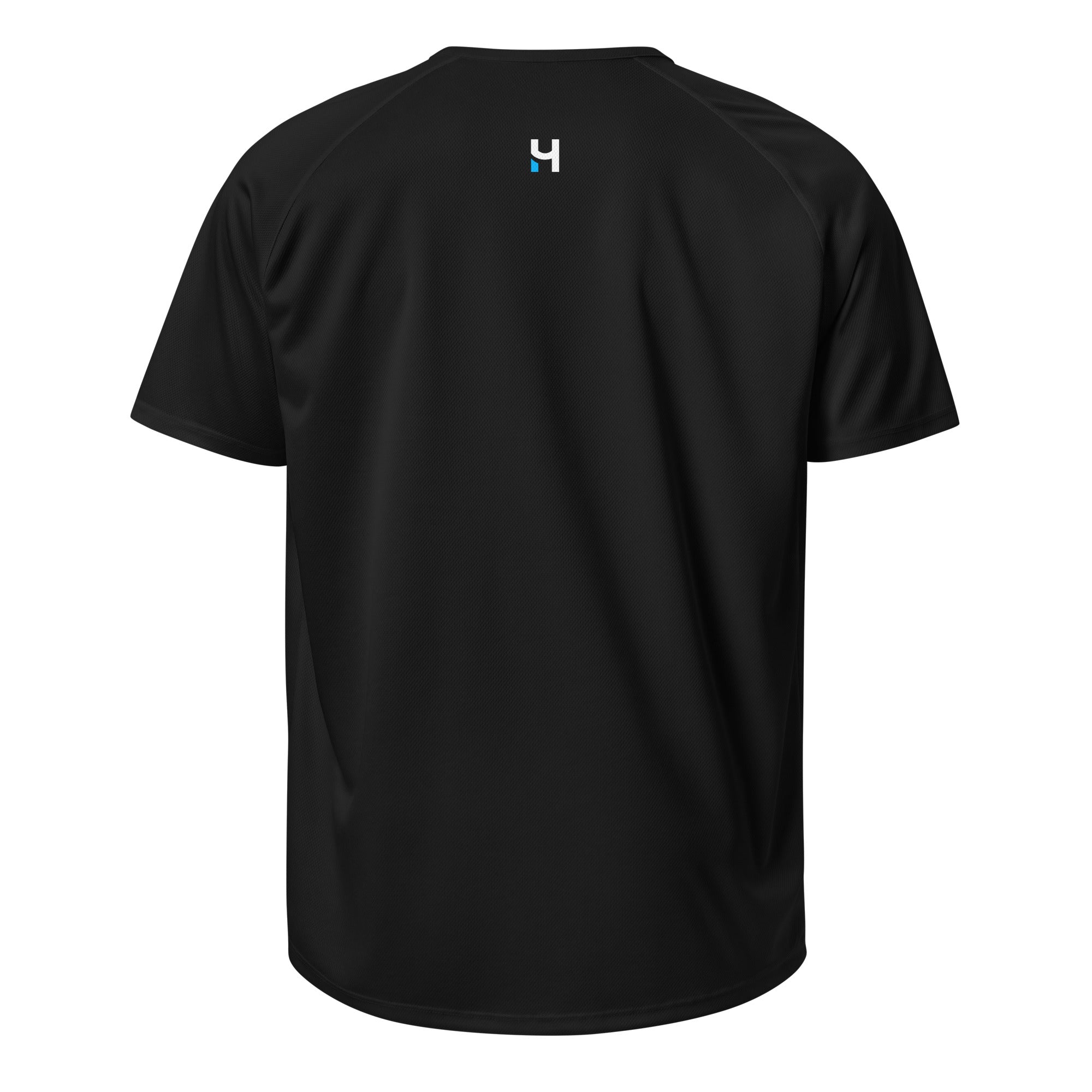 HURDUL™ CoreFlow Tee in Obsidian Grit, back view