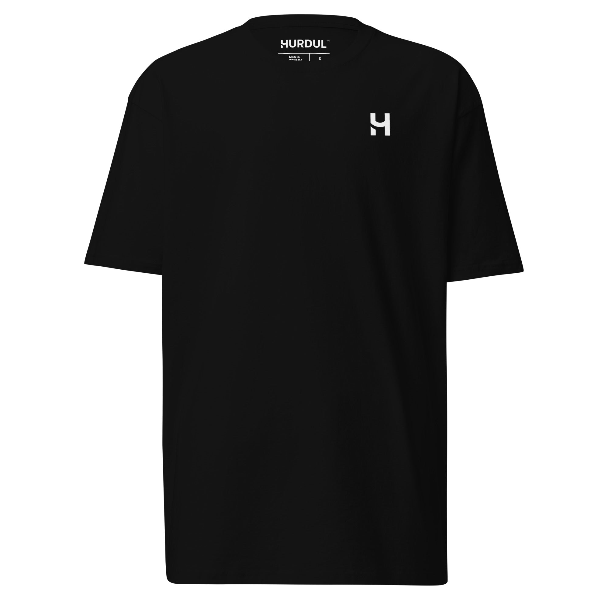 HURDUL™ CoreHeavy Tee in Obsidian Grit, front view