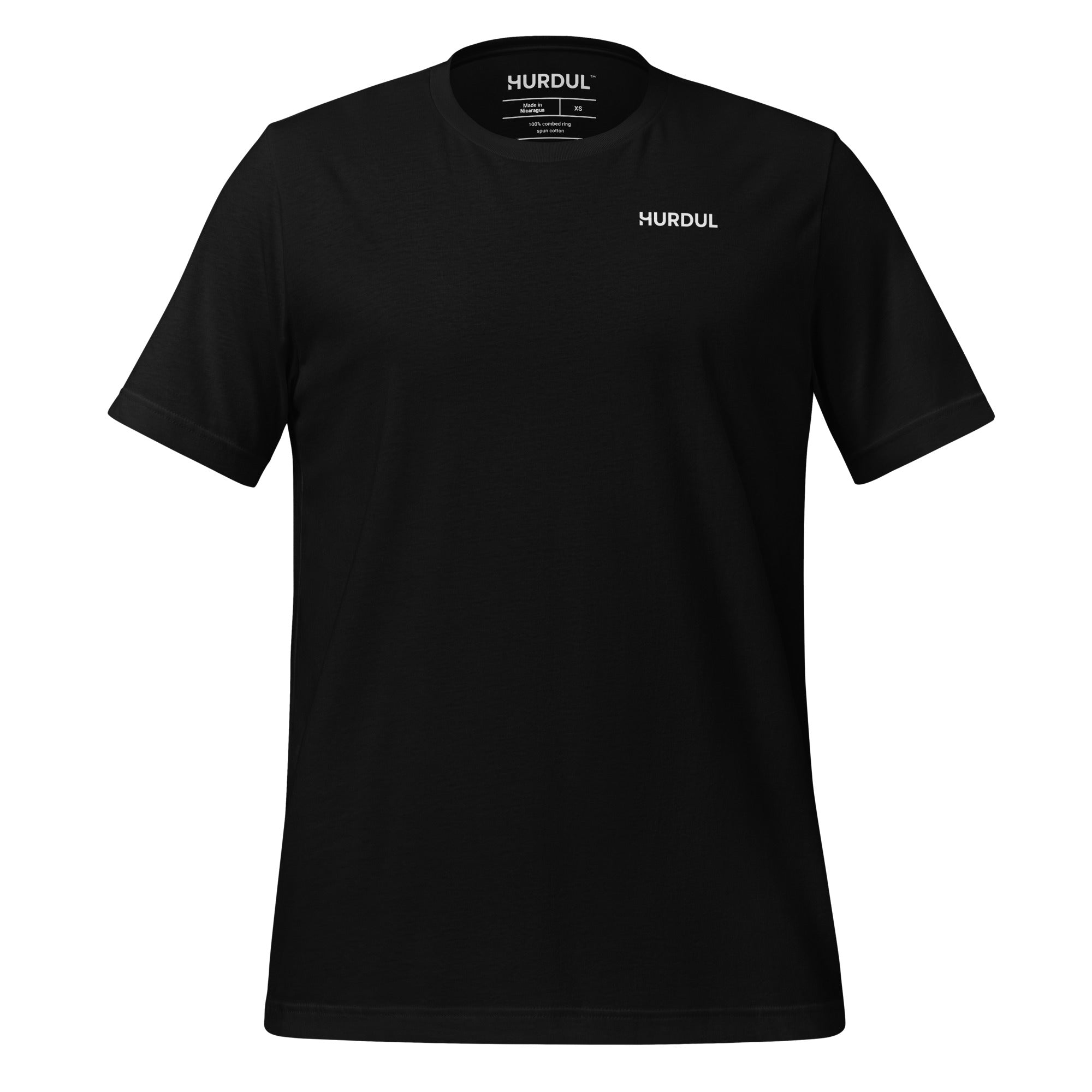 HURDUL™ CoreLite Tee in Obsidian Grit, front view