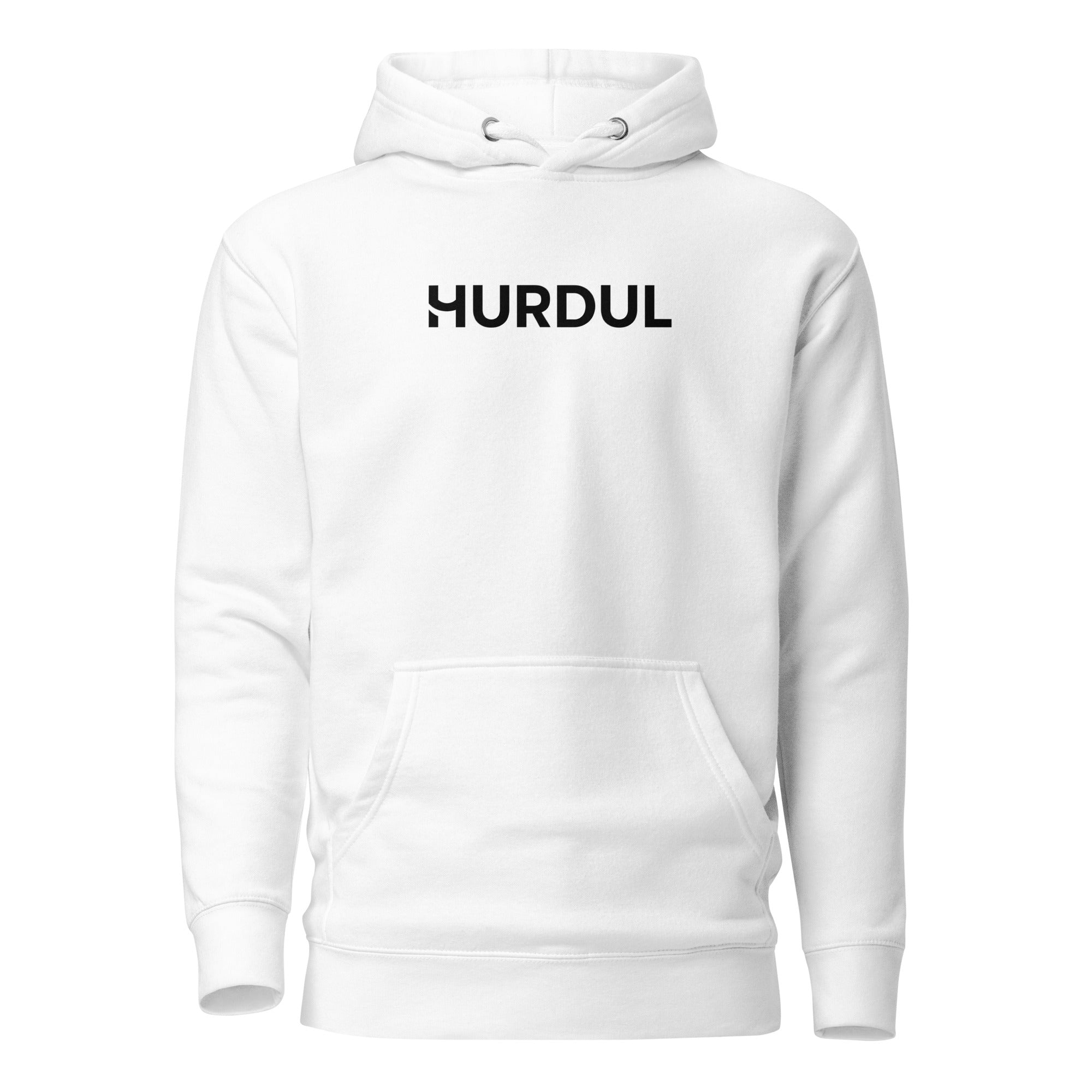 HURDUL™ GritCore Hoodie in Arctic Chalk, front view