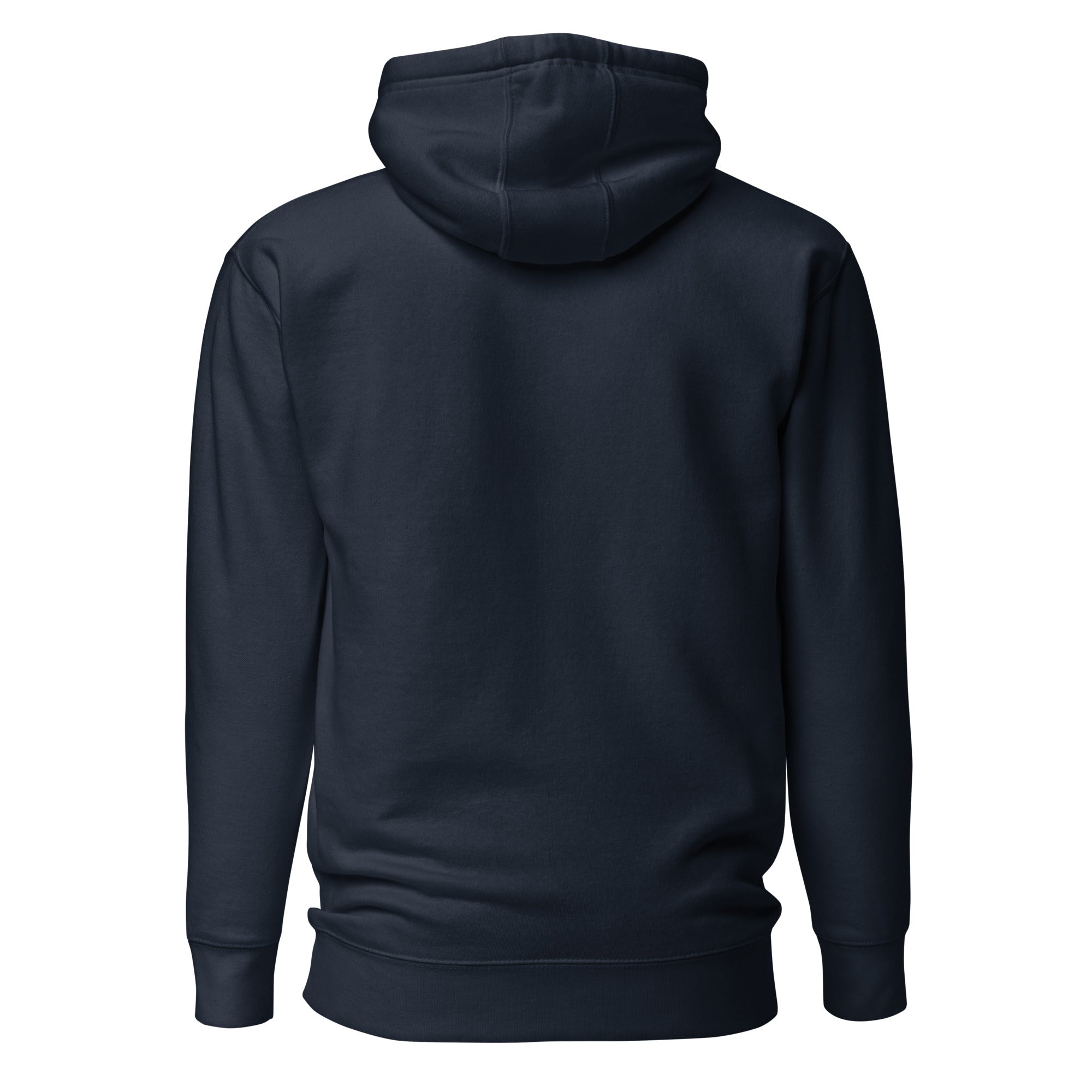 HURDUL™ GritCore Hoodie in Indigo Ruck, back view