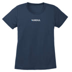 HURDUL™ Women’s CoreFlow Tee in Midnight Concrete, front view