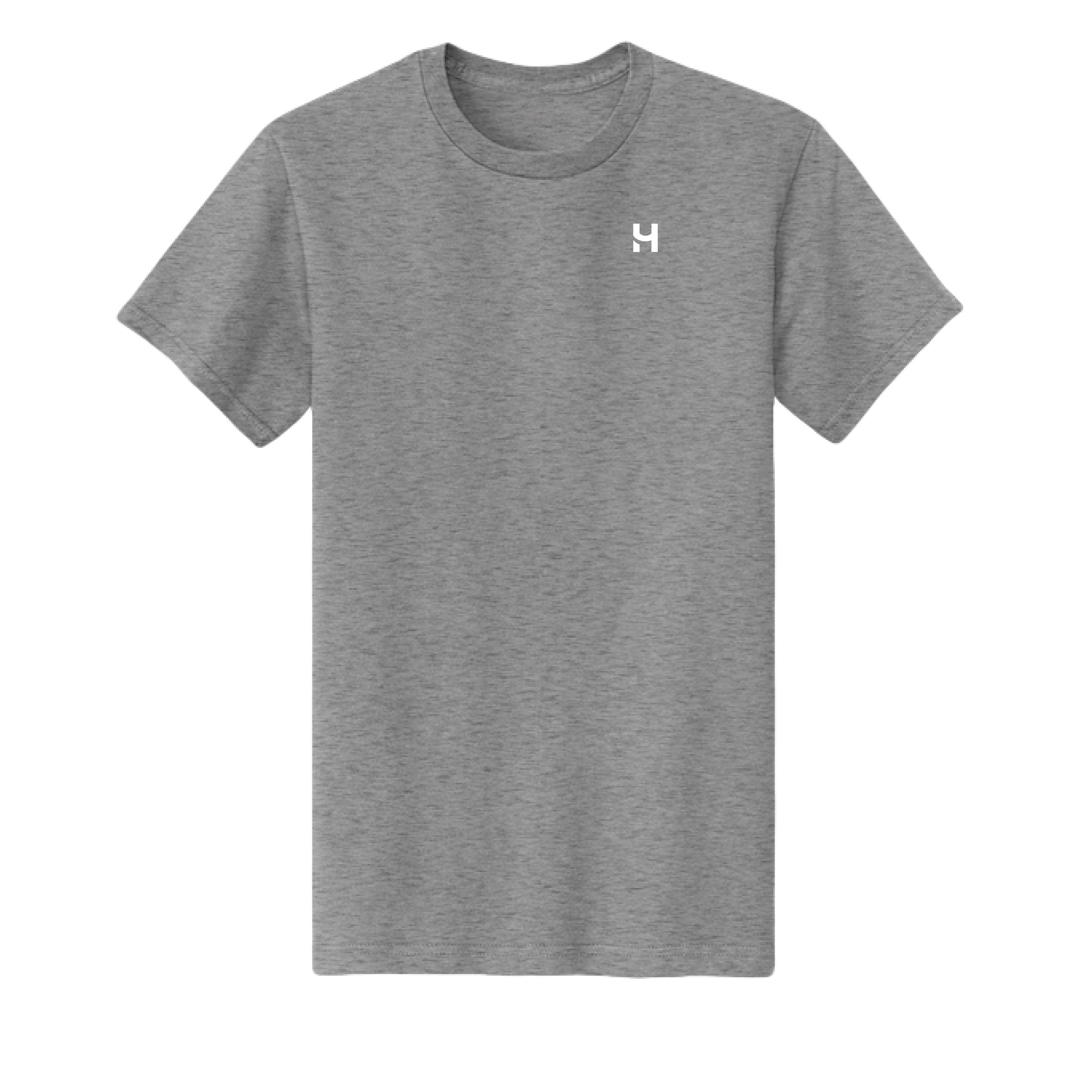 HURDUL™ Women’s CoreHeavy Tee in Alloy Heather, front view