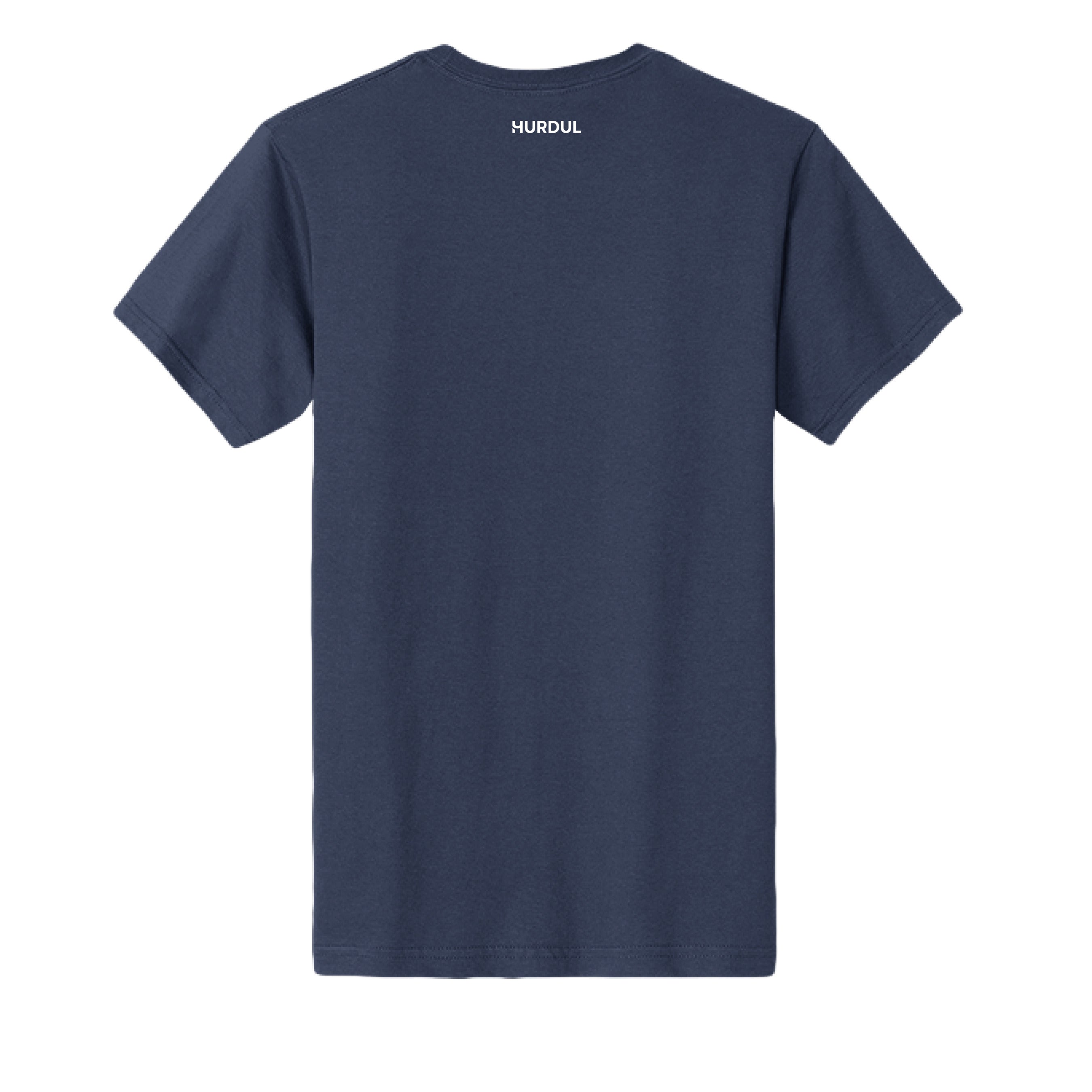 HURDUL™ Women’s CoreHeavy Tee in Deep Ruck, back view