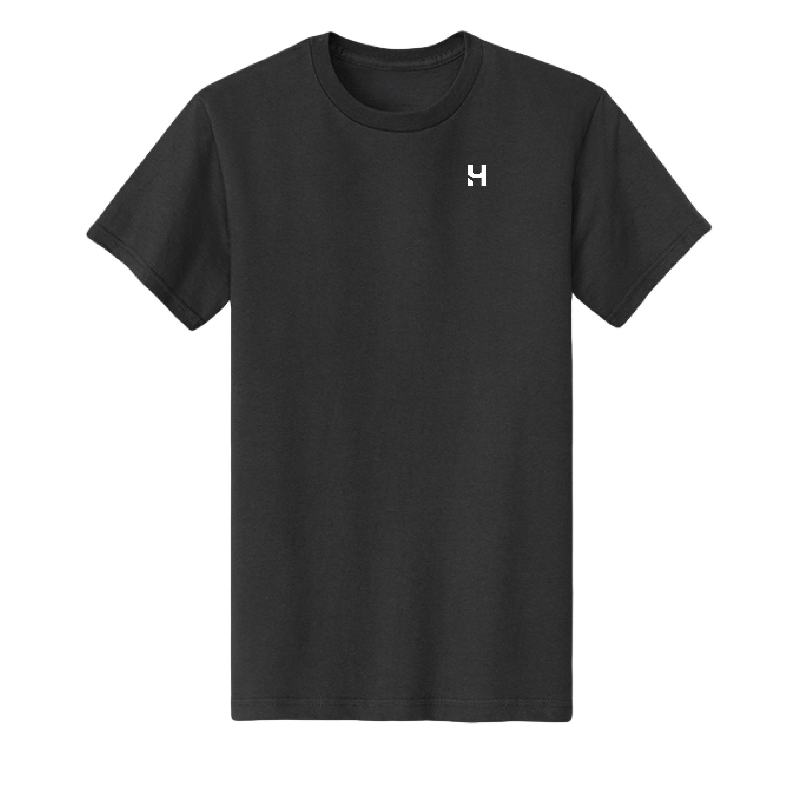 HURDUL™ Women’s CoreHeavy Tee in Forged Black, front view