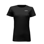 HURDUL™ Women’s CoreLite Tee in Forged Black, front view