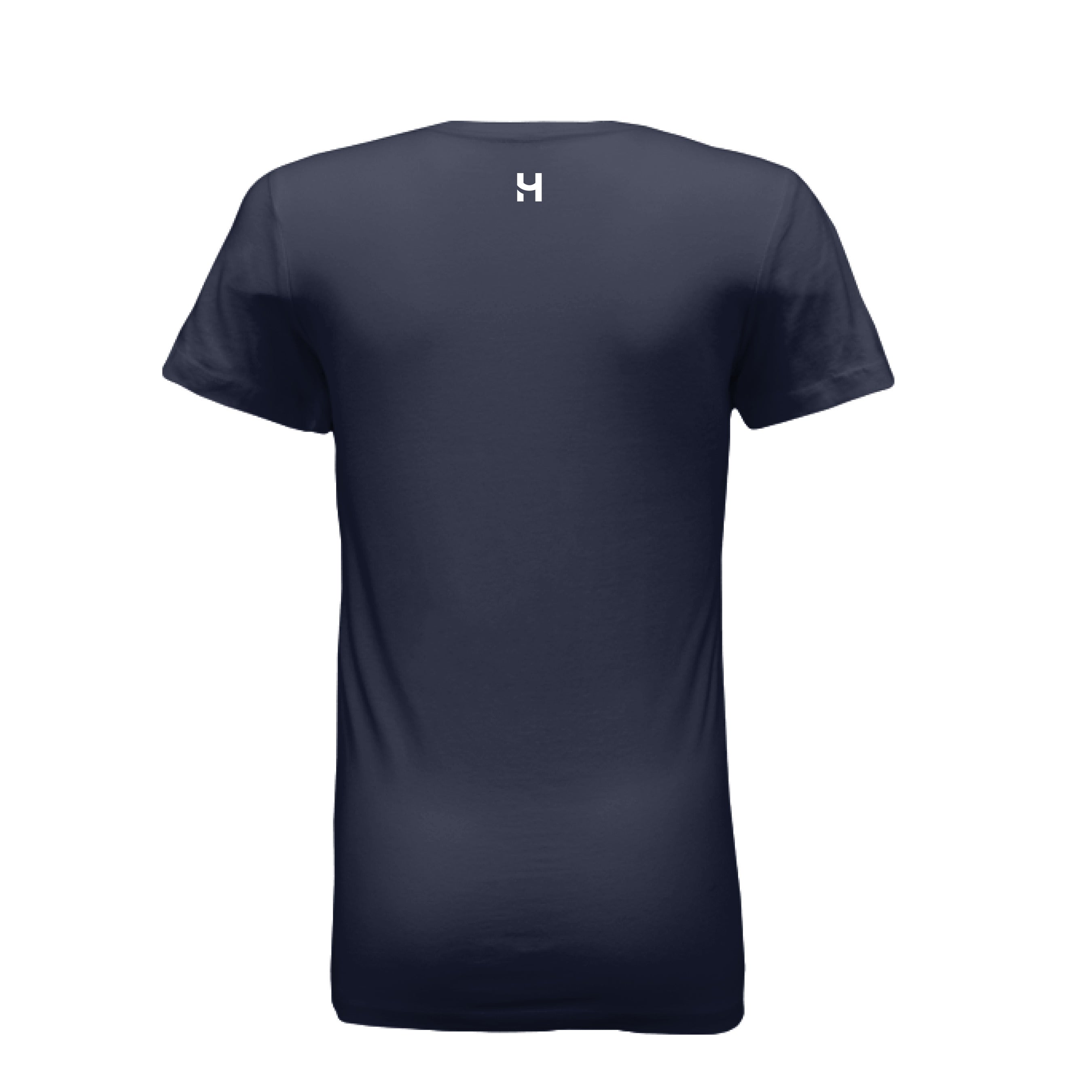 HURDUL™ Women’s CoreLite Tee in Midnight Concrete, back view