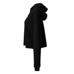 HURDUL™ Women's GritCore Hoodie in Obsidian Grit, left view