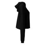 HURDUL™ Women's GritCore Hoodie in Obsidian Grit, right view